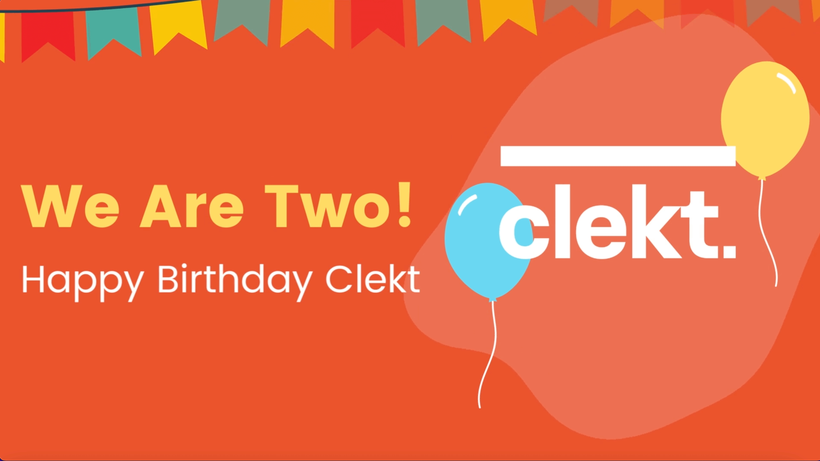 Data centric Clekt is 2 Happy Birthday Wishes