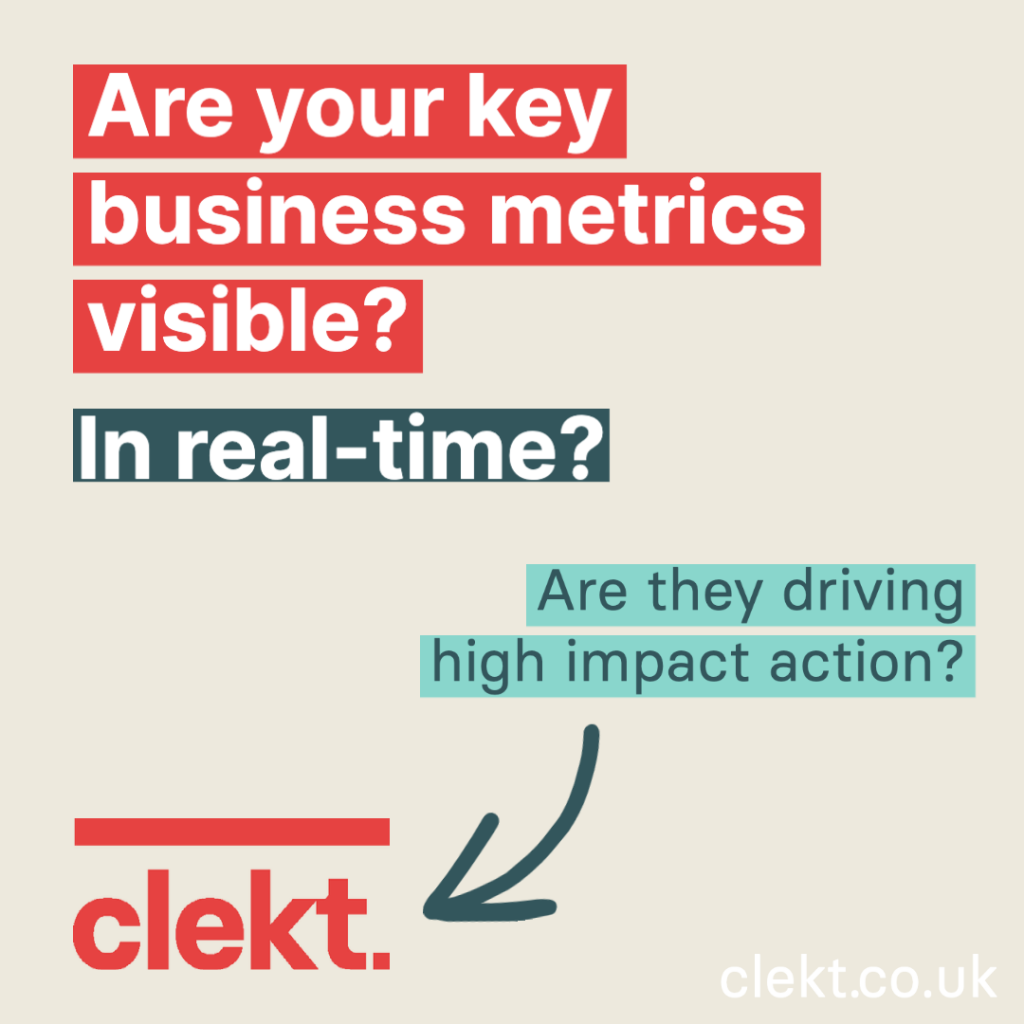 Business challenges lack of visibility of key business metrics