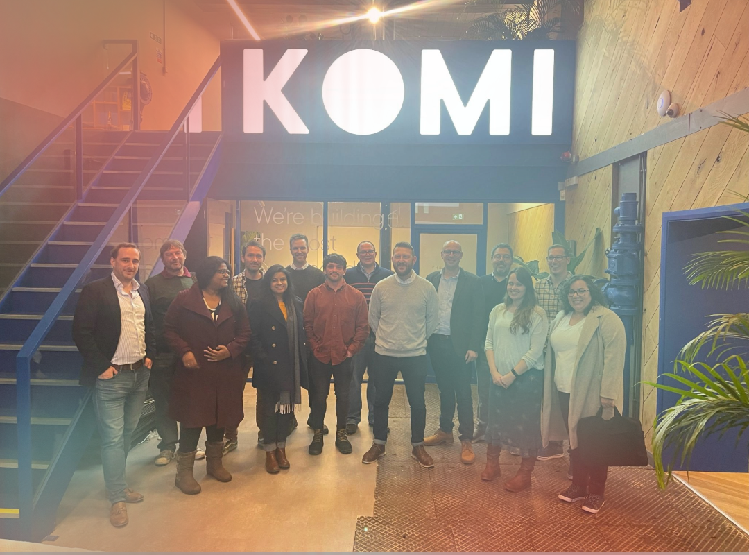 Clekt team at KOMI offices in Manchester
